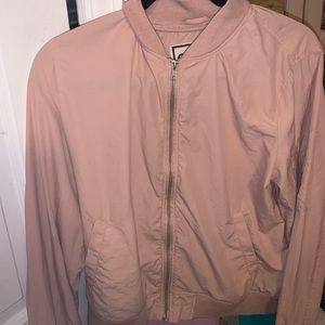 cropped pink jacket